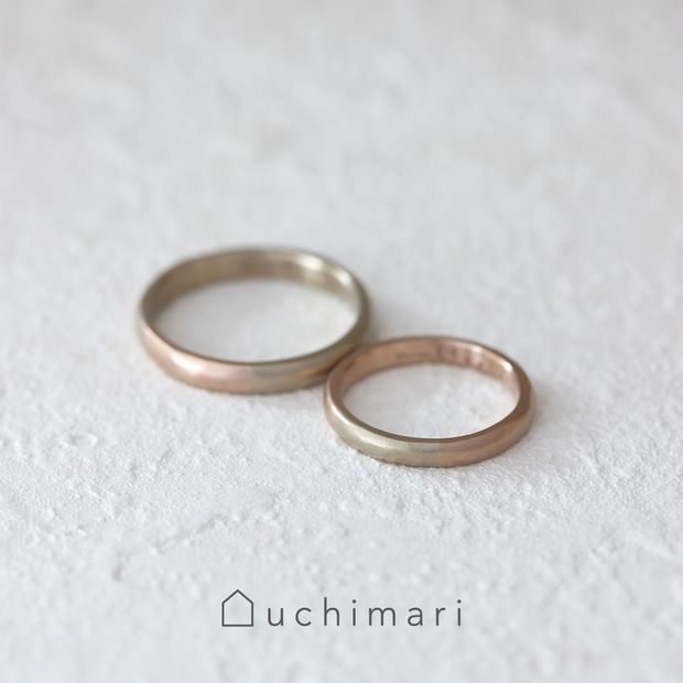 【uchimari(ウチマリ)】コンビネーションの結婚指輪