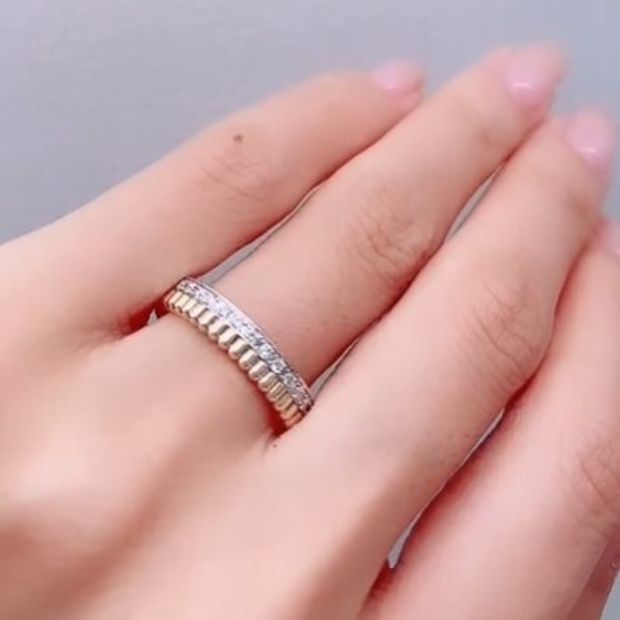 【JEWELRY OHASHI(ジュエリーオーハシ)】【ブシュロン】キャトル ラディアント ダイヤモンド リング