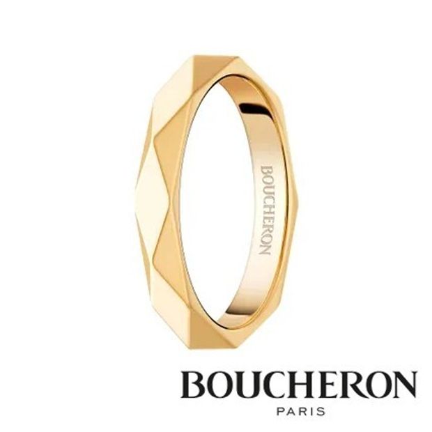 【JEWELRY OHASHI(ジュエリーオーハシ)】【ブシュロン】ファセット  プラチナ　ミディアムリング