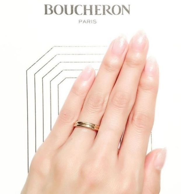 【JEWELRY OHASHI(ジュエリーオーハシ)】【ブシュロン】ゴドロン　イエローゴールドリング