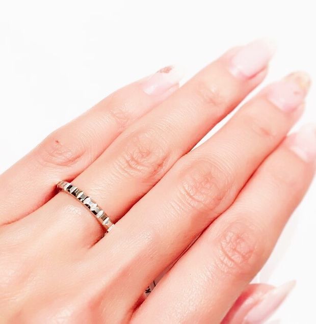 【JEWELRY OHASHI(ジュエリーオーハシ)】【ブシュロン】クルドパリ  スモール プラチナリング