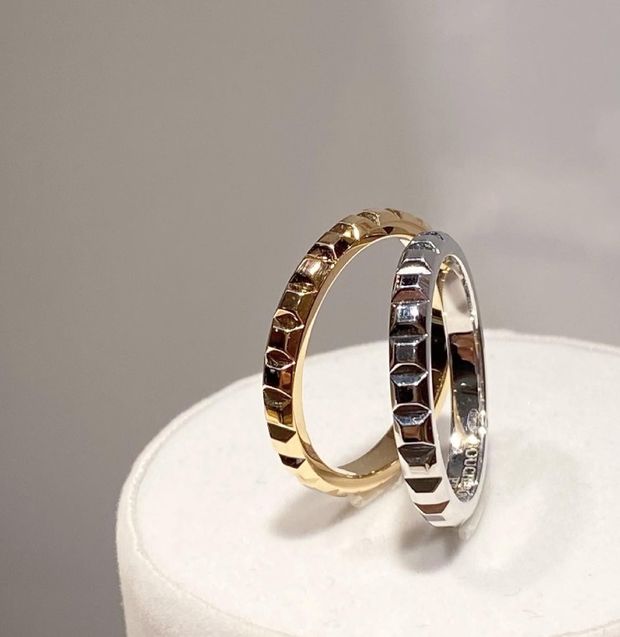 【JEWELRY OHASHI(ジュエリーオーハシ)】【ブシュロン】クルドパリ プラチナ ミディアムリング