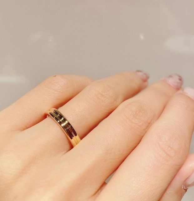 【JEWELRY OHASHI(ジュエリーオーハシ)】【ブシュロン】ゴドロン　イエローゴールドリング