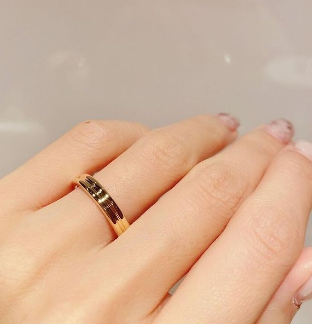 【JEWELRY OHASHI(ジュエリーオーハシ)】【ブシュロン】ゴドロン　イエローゴールドリング