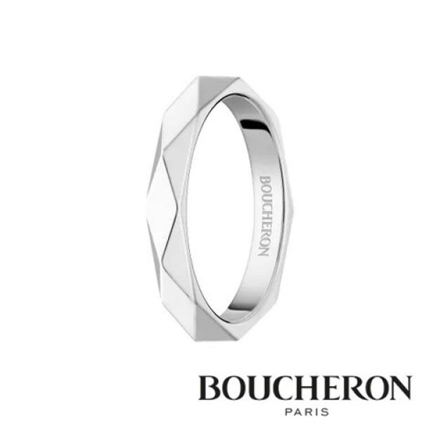 【JEWELRY OHASHI(ジュエリーオーハシ)】【ブシュロン】ファセット  プラチナ　ミディアムリング