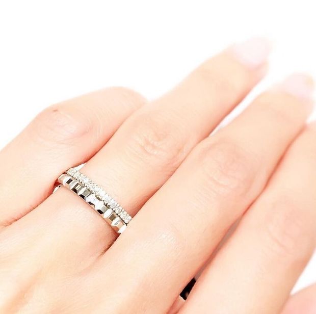 【JEWELRY OHASHI(ジュエリーオーハシ)】【ブシュロン】クルドパリ  スモール プラチナリング