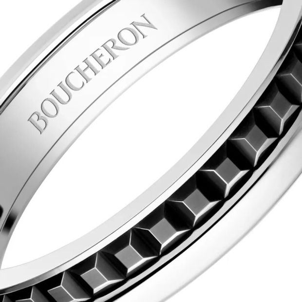 【JEWELRY OHASHI(ジュエリーオーハシ)】【ブシュロン】キャトル ブラック  ハーフリング