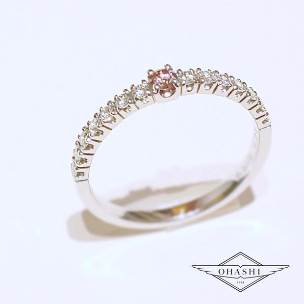 【JEWELRY OHASHI(ジュエリーオーハシ)】【オオハシ・ブライダル】ファンシーピンク ダイヤモンドに想いを込めて。