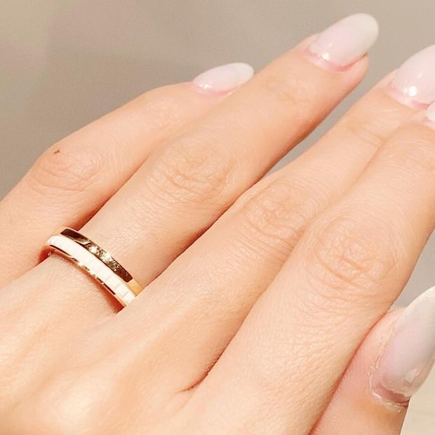 【JEWELRY OHASHI(ジュエリーオーハシ)】【ブシュロン】キャトル ホワイトリング ハーフ