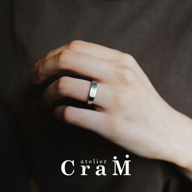 【atelier CraM(アトリエ クラム)】Sign Signet Square（サイン・シグネット・スクエア）