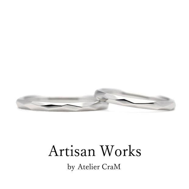 【atelier CraM(アトリエ クラム)】【Risoluto - リゾルート】ペアで15万円以下のマリッジリングコレクション