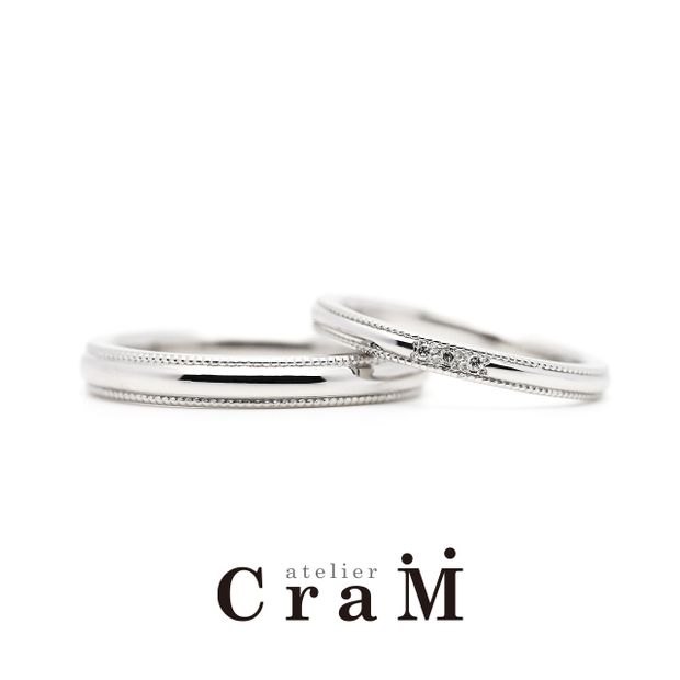 【atelier CraM(アトリエ クラム)】Milgrain Round（ミルグレイン・ラウンド）