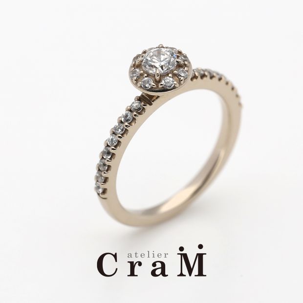 【atelier CraM(アトリエ クラム)】D.A.T.D Ⅱ（ダイヤ・アラウンド・ザ・ダイヤⅡ）