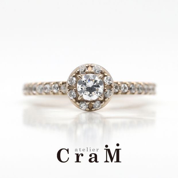 【atelier CraM(アトリエ クラム)】D.A.T.D Ⅱ（ダイヤ・アラウンド・ザ・ダイヤⅡ）