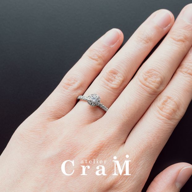 【atelier CraM(アトリエ クラム)】D.A.T.D Ⅱ（ダイヤ・アラウンド・ザ・ダイヤⅡ）