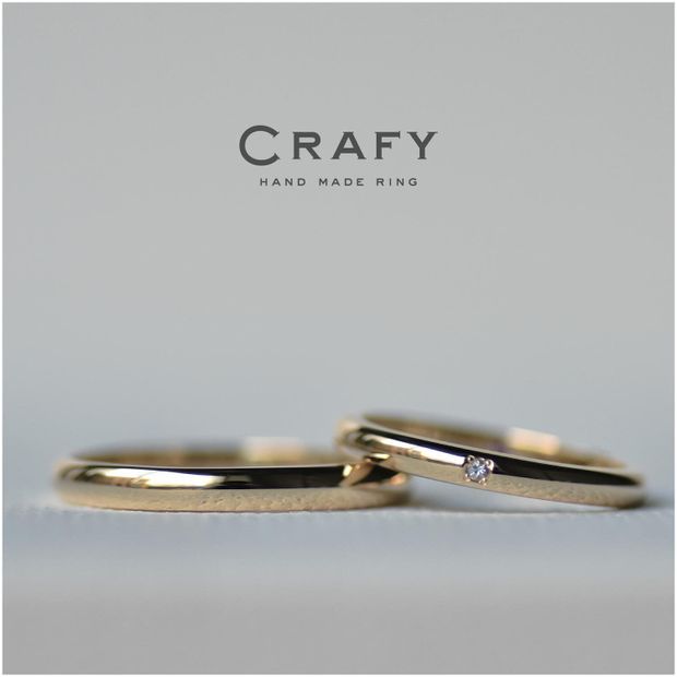 【CRAFY(クラフィ)】【ふたりで手作り】13種類から選べる！カラーゴールドで作る、手作り結婚指輪