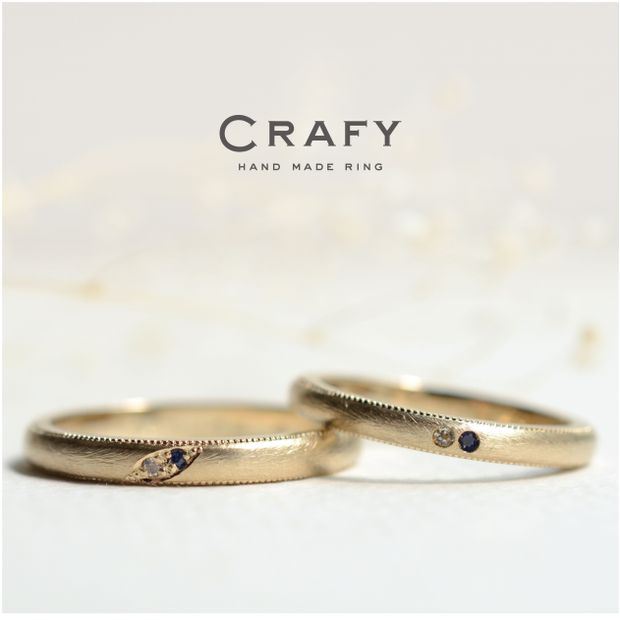 【CRAFY(クラフィ)】【ふたりで手作り】選べる素材13種類！豊富なカラーゴールドで作る結婚指輪