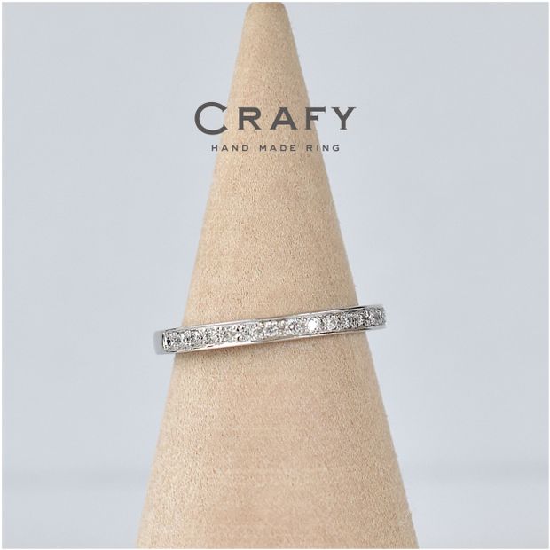 【CRAFY(クラフィ)】【ふたりで作る】毎日つけたい！シンプルだけどゴーシャスなハーフエタニティ