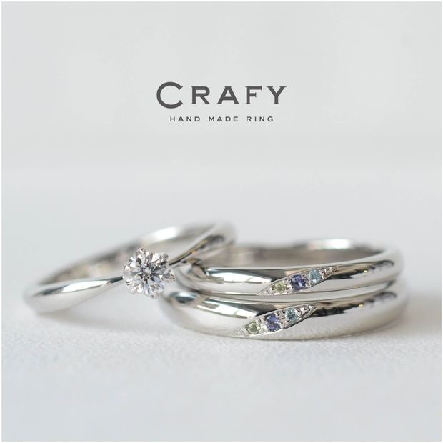 【CRAFY(クラフィ)】【手作りで想いを込める】3本セットなら誕生石6石が選べる！