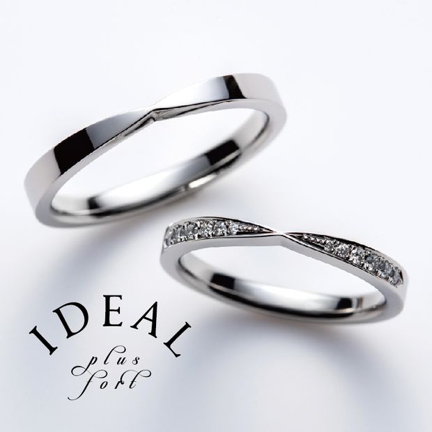 【IDEAL Plus fort(アイデアルプリュフォール)】MIGNON～plus fortシリーズ～【鍛造製法の結婚指輪】
