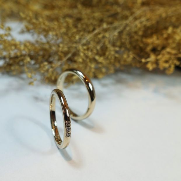 【Smith(工房スミス)】素材の輝きを活かした王道シンプルな結婚指輪