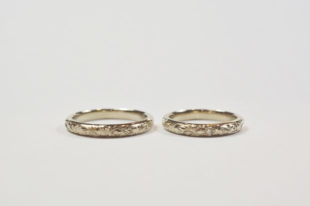 【Smith(工房スミス)】手作りハワイアンジュエリーの結婚指輪