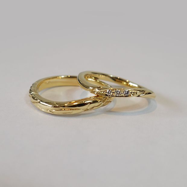 【Smith(工房スミス)】【隠れ家工房でつくる】それぞれのお気に入りを詰め込んだ結婚指輪