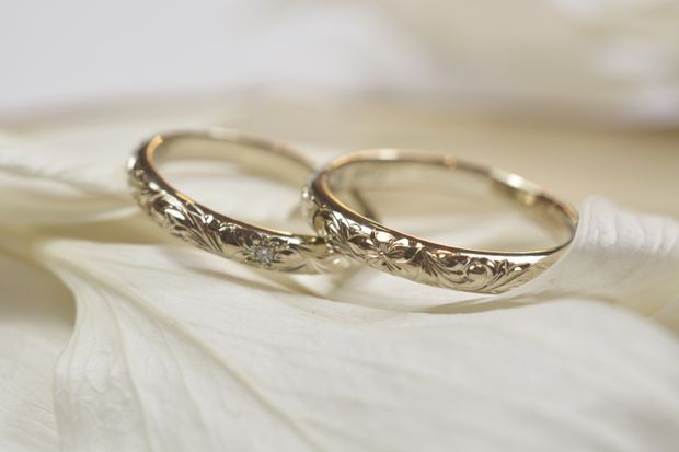 【Smith(工房スミス)】【隠れ家工房でつくる】手作りハワイアンジュエリーの結婚指輪