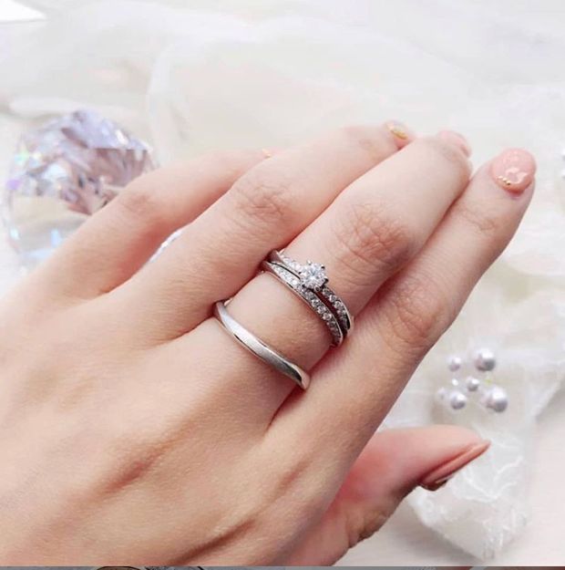 【BRIDGE ANTWERP BRILLIANT GALLERY(ブリッジ・アントワープ・ブリリアント・ギャラリー)】&rdquo;galaxy&rdquo;Wedding Band Ring&rdquo;ギャラクシー&rdquo;ウエディングバンド リング