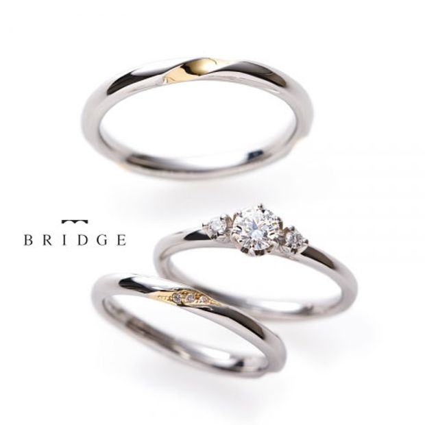 【BRIDGE ANTWERP BRILLIANT GALLERY(ブリッジ・アントワープ・ブリリアント・ギャラリー)】人気のかわいいオシャレな婚約指輪　Lily of the Valley スズランの音色