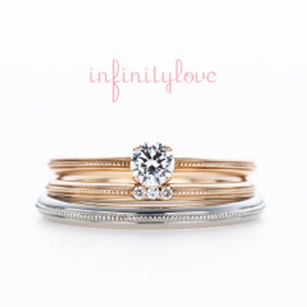 【BRIDGE ANTWERP BRILLIANT GALLERY(ブリッジ・アントワープ・ブリリアント・ギャラリー)】ミルグレインデザインの繊細なシンプルストレートがオシャレDrop 雫 ドロップ　