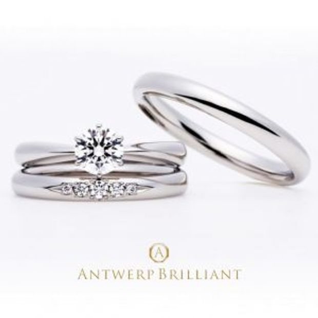 【BRIDGE ANTWERP BRILLIANT GALLERY(ブリッジ・アントワープ・ブリリアント・ギャラリー)】シンプルなソリテールをオシャレでかわいいデザインに　Evening Star