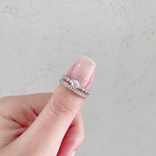 【BRIDGE ANTWERP BRILLIANT GALLERY(ブリッジ・アントワープ・ブリリアント・ギャラリー)】ミルグレインがオシャレで可愛いアンティーク調のD line Star Classic