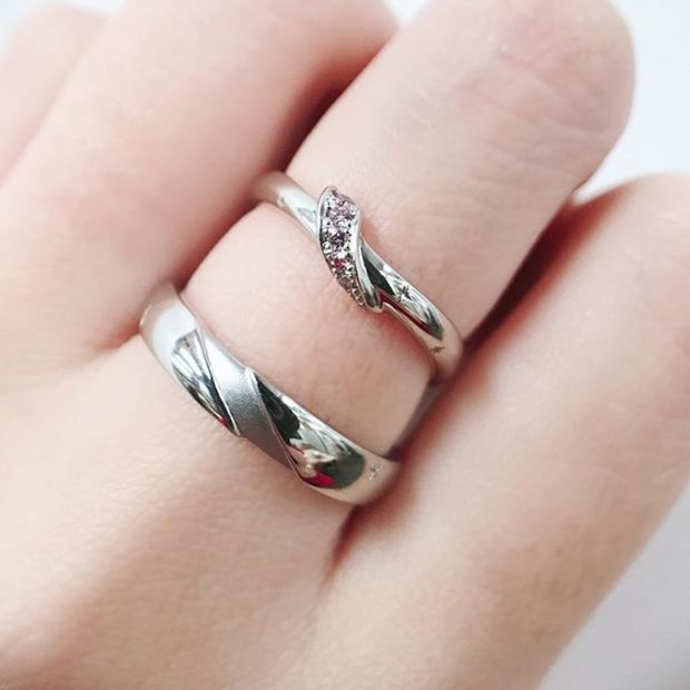 【BRIDGE ANTWERP BRILLIANT GALLERY(ブリッジ・アントワープ・ブリリアント・ギャラリー)】Spring Primrose (Marriage Ring) スプリング プリムローズ 春の足音