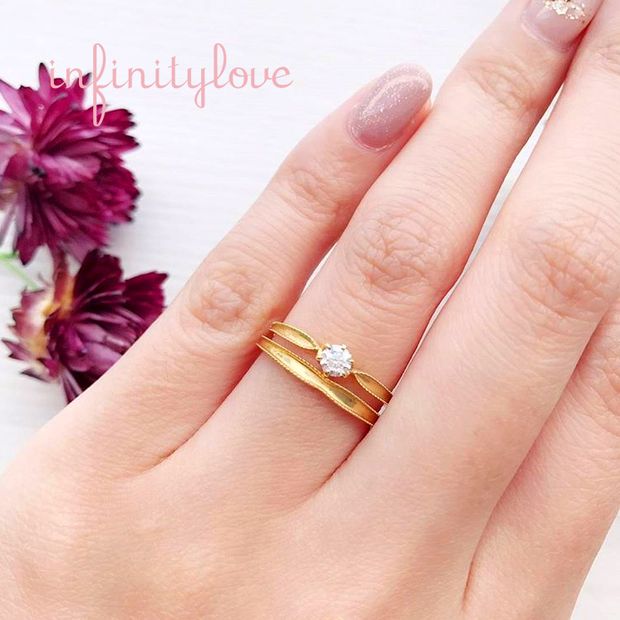 【BRIDGE ANTWERP BRILLIANT GALLERY(ブリッジ・アントワープ・ブリリアント・ギャラリー)】アンティーク調のミルグレインが個性的で特徴的なリングteady 歩 あるく