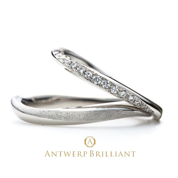 【BRIDGE ANTWERP BRILLIANT GALLERY(ブリッジ・アントワープ・ブリリアント・ギャラリー)】&rdquo;galaxy&rdquo;Wedding Band Ring&rdquo;ギャラクシー&rdquo;ウエディングバンド リング