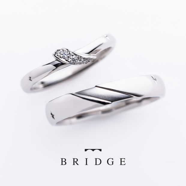 【BRIDGE ANTWERP BRILLIANT GALLERY(ブリッジ・アントワープ・ブリリアント・ギャラリー)】Spring Primrose (Marriage Ring) スプリング プリムローズ 春の足音