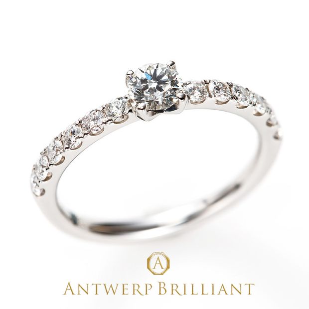 【BRIDGE ANTWERP BRILLIANT GALLERY(ブリッジ・アントワープ・ブリリアント・ギャラリー)】&ldquo;D Line Star&rdquo;Diamond Harf Eternity Ring &rdquo;ディーライン スター&rdquo; ダイヤモンド ハーフエタニティ リング