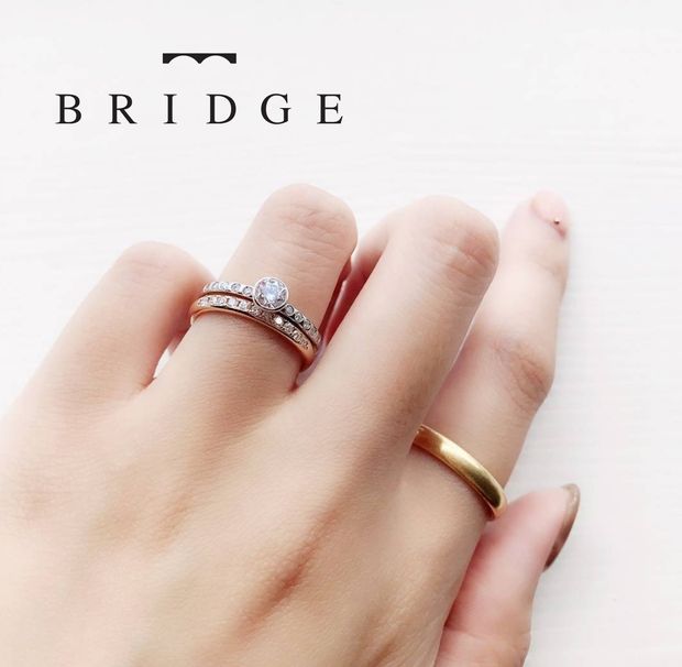 【BRIDGE ANTWERP BRILLIANT GALLERY(ブリッジ・アントワープ・ブリリアント・ギャラリー)】Here&Now & Morning Sun 一輪の薔薇／まろぎ～まろやかに重なる～