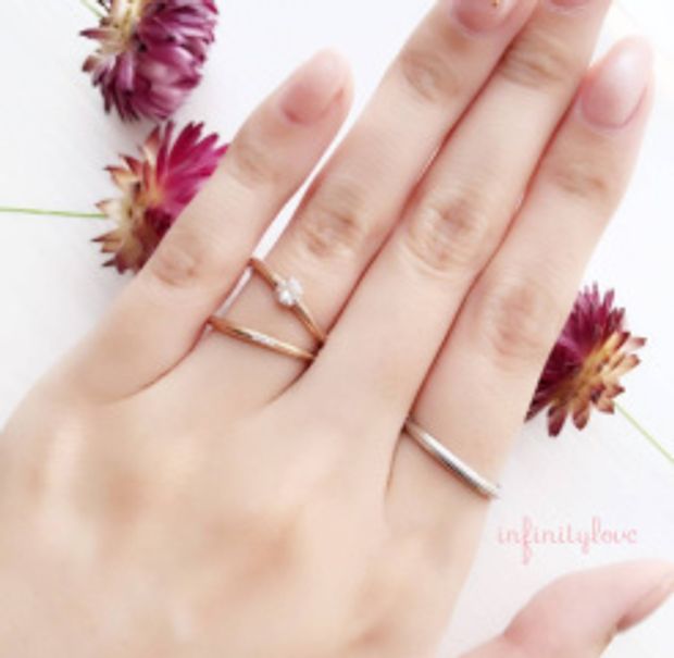 【BRIDGE ANTWERP BRILLIANT GALLERY(ブリッジ・アントワープ・ブリリアント・ギャラリー)】ミルグレインデザインの繊細なシンプルストレートがオシャレDrop 雫 ドロップ　