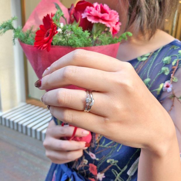 【BRIDGE ANTWERP BRILLIANT GALLERY(ブリッジ・アントワープ・ブリリアント・ギャラリー)】Spring Primrose（Set-ring） スプリング プリムローズ　春の足音