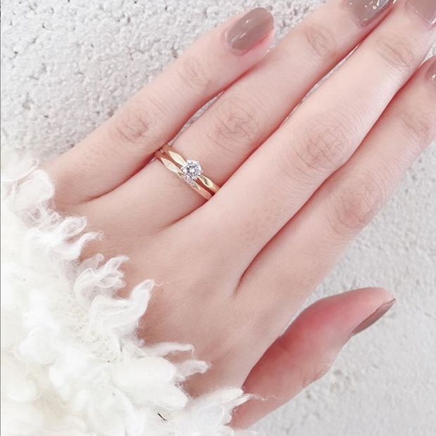 【BRIDGE ANTWERP BRILLIANT GALLERY(ブリッジ・アントワープ・ブリリアント・ギャラリー)】個性的でオシャレなアーガイルカットデザインのリングsunshine 朝日 サンシャイン 