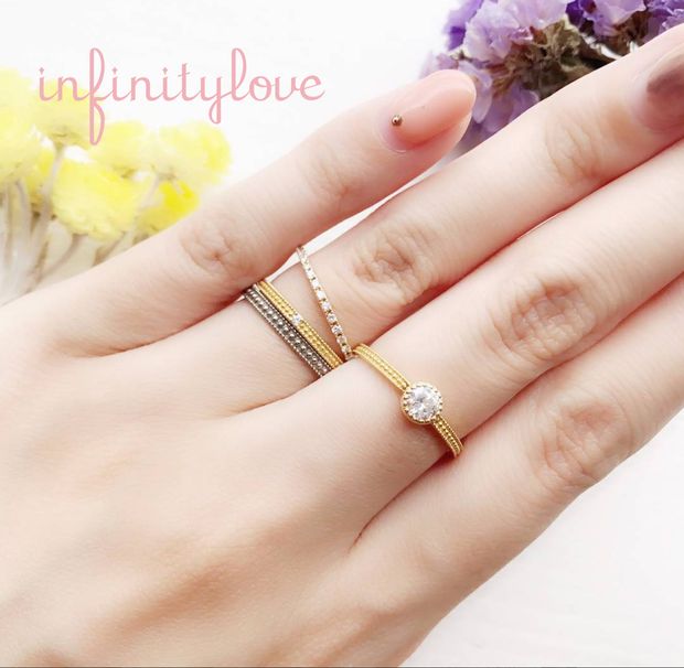 【BRIDGE ANTWERP BRILLIANT GALLERY(ブリッジ・アントワープ・ブリリアント・ギャラリー)】アンティーク調ミルグレインでザインがオシャレGrain グレイン　粒 