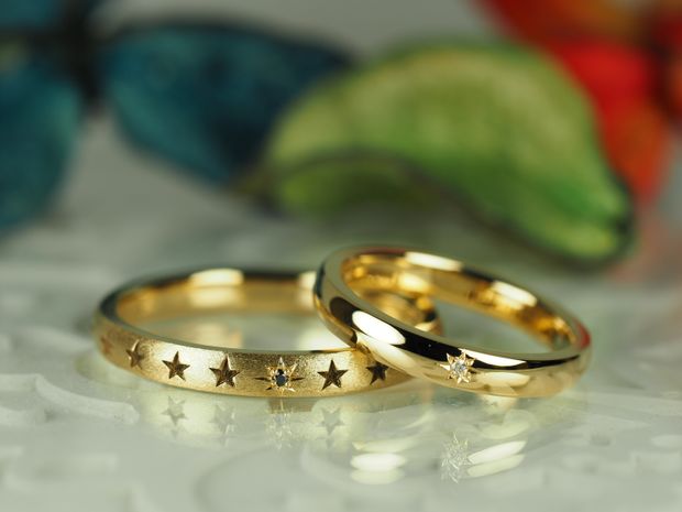 【Antille(アンティール)】オーダーメイド結婚指輪（イエローゴールド）