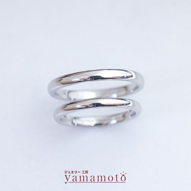 【ジュエリー工房 YAMAMOTO】【鍛造製法 シンプルマリッジリング】