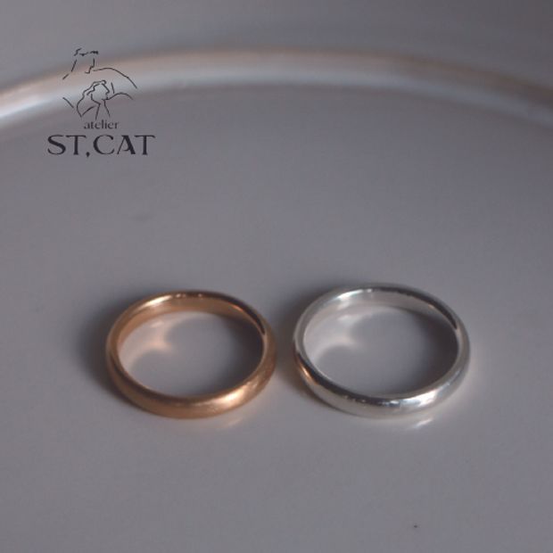 【atelier ST, CAT(アトリエ エスティーキャット)】機能性とモダンな洗練を兼ね備えた存在感【オーダー結婚指輪】Rohe
