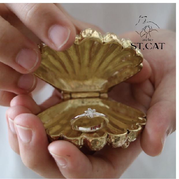 【atelier ST, CAT(アトリエ エスティーキャット)】【プロポーズケース貸出】Shell Case