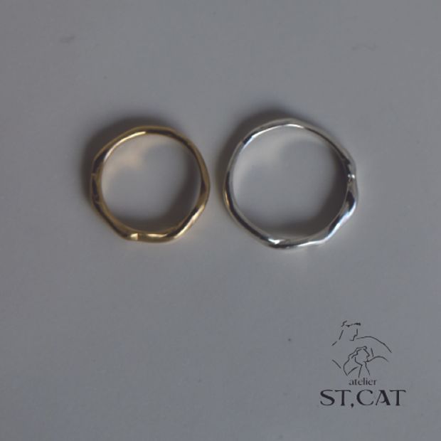 【atelier ST, CAT(アトリエ エスティーキャット)】印象派をイメージさせる芸術性【オーダー結婚指輪】Impressionism