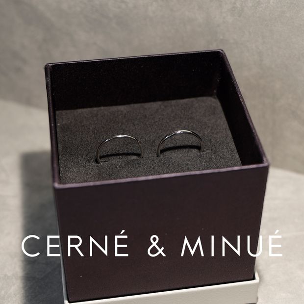 【CERN&Eacute;＆MINU&Eacute; by BIJOUPIKO(セルネとミヌエ バイ ビジュピコ)】手作り結婚指輪（Pt950）~ 経験豊富な職人がマンツーマンでサポート ~