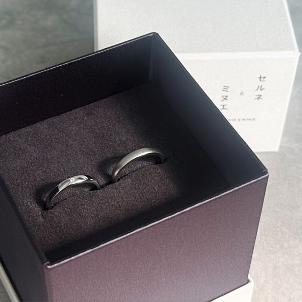 【CERNÉ＆MINUÉ by BIJOUPIKO(セルネとミヌエ バイ ビジュピコ)】商品名：手作り結婚指輪（Pt950／鏡面,マット）~ 経験豊富な職人がマンツーマンでサポート ~  